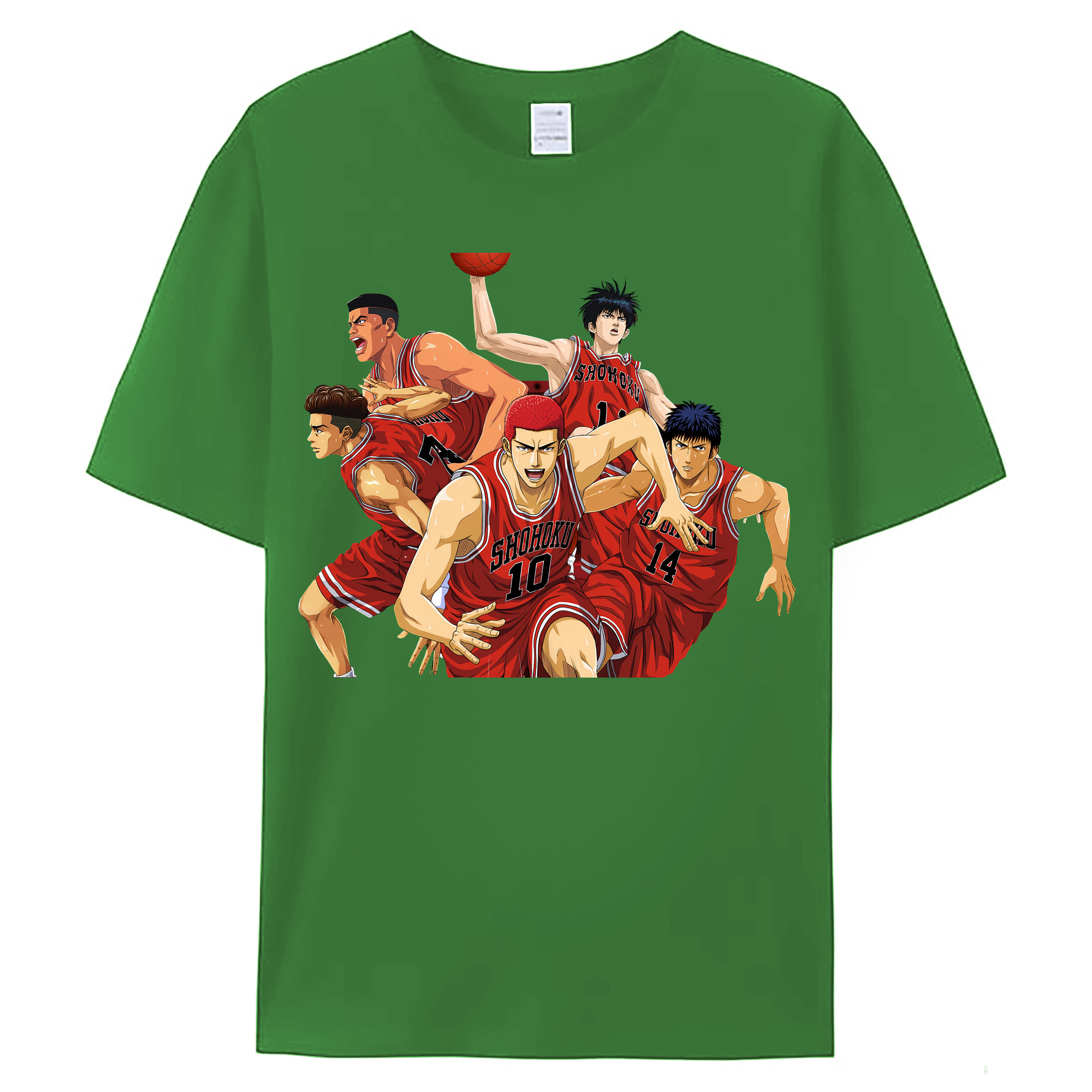 （画像用） SLAM DUNK／スラムダンク レディースカジュアルプリントTシャツ（綿100％）